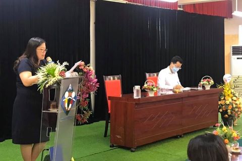 Hội nghị giao ban tháng 5/2020 của Cán bộ quản lý các trường Mầm non công lập quận Ba Đình: Chuẩn bị tốt nhất để trẻ an toàn tới trường, phụ huynh an tâm, tin tưởng.
