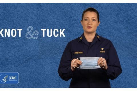 Trường Mầm non Tuổi Hoa gửi thông điệp "Đeo khẩu trang đúng cách để PCDB Covid-19".