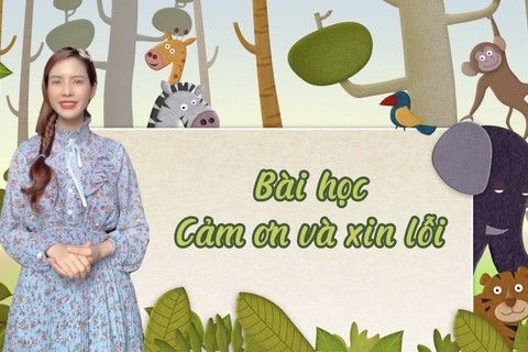 Bé nói lời “ Cảm ơn” , “ Xin Lỗi” cùng cô giáo Hà Thu - Lớp MGL A1