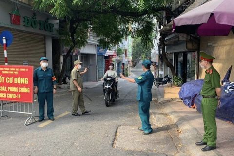 Quận Ba Đình yêu cầu thực hiện giãn cách xã hội đến 6h00 ngày 23/8/2021