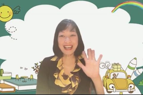 HĐ tạo hình: Cắt và dán hình con gà. Cô giáo Tuyết Mai lớp MGN B1
