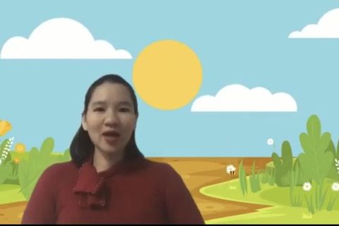 HĐ nhận biết: Quả cam. Cô giáo Lê Thương lớp Nhà trẻ D3