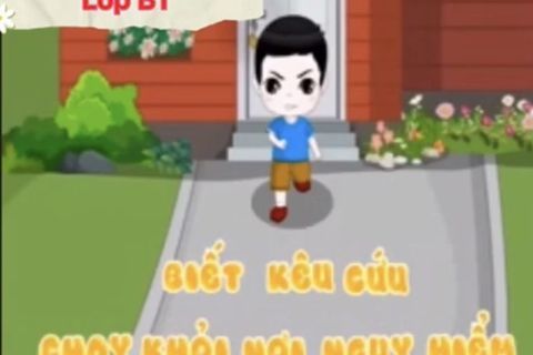 HD kỹ năng: Biết kêu cứu thoát khỏi nơi nguy hiểm. Cùng Cô giáo Huyền Thanh Lớp MGN B1