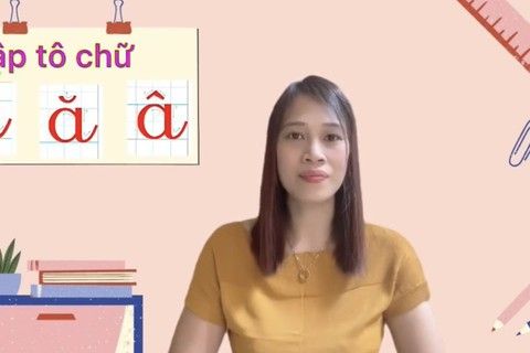 LQCV : Tập tô chữ a, ă, â cùng cô giáo Mai Anh lớp MGL - A3