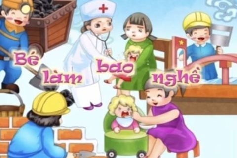 LQVH: Bài thơ “ Bé làm bao nhiêu nghề” cùng Cô giáo Thanh Hà lớp MGN B3
