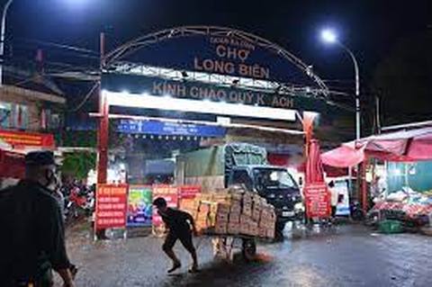 Lịch trình di chuyển của F0, F1 chợ Long Biên