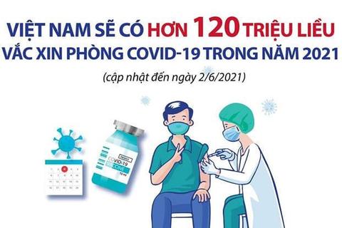 Chi tiết 120 triệu liều vắc xin Covid-19 về Việt Nam trong năm nay