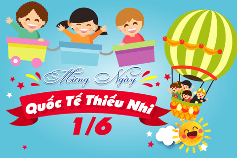 Các bé trường mầm non Tuổi Hoa vui tươi trong ngày Tết Thiếu nhi 1/6