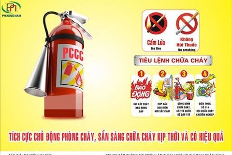 Hưởng ứng "Ngày toàn dân phòng cháy chữa cháy 04/10" Hướng dẫn thoát nạn và sử dụng bình cứu hỏa trong hỏa hoạn