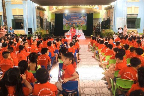 Trường Mầm non Tuổi Hoa tổ chức tổng kết năm học 2019-2020, chia tay các bé khối mẫu giáo lớn ra trường