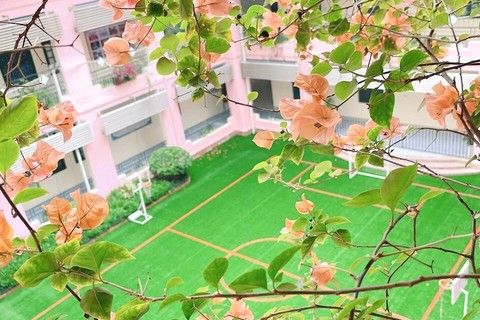 Tháng ba, hương sắc mùa xuân tại trường mầm non Tuổi Hoa