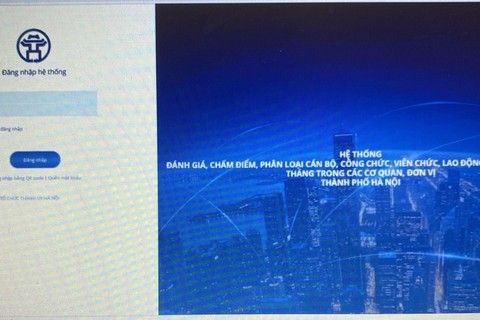 Hướng dẫn sử dụng phần mềm “Đánh giá, chấm điểm xếp loại cán bộ, công chức, viên chức, lao động hàng tháng trong các cơ quan, đơn vị thuộc thành phố Hà Nội"