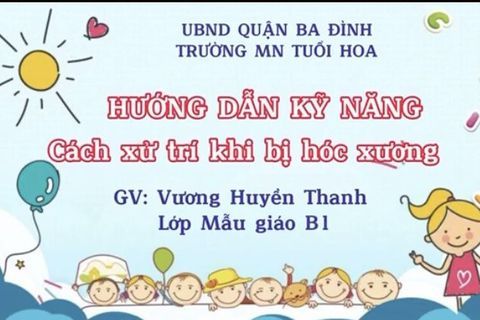 HD kỹ năng: Xử lý khi bị hóc xương. Cô giáo Huyền Thanh lớp MGN B1