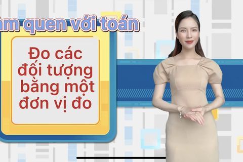 LQVT: Đo các đối tượng bằng một đơn vị đo. Cô giáo Hà Thu lớp MGL A1