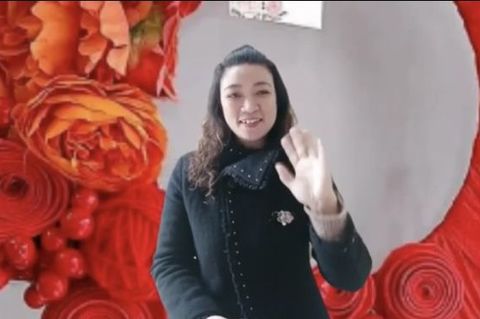 LQVH: Bài thơ Cây đào. Cô giáo Mai Hương lớp MGN B4