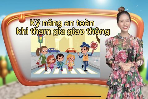 HD kỹ năng: An toàn khi tham gia giao thông. Cô giáo Hà Thu lớp MGL A1