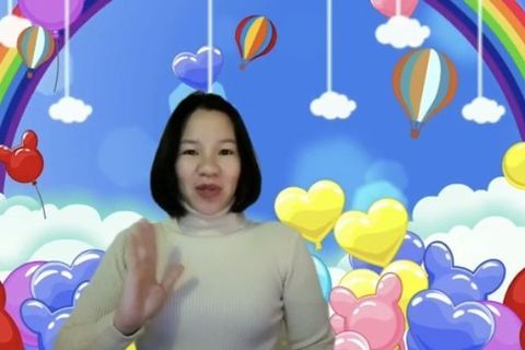 HĐ nhận biết: Hoa cúc. Cô giáo Lê Thương lớp nhà trẻ D3