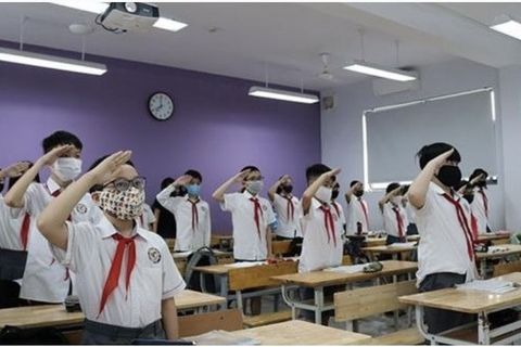 Học sinh các khối lớp 1, 2, 3, 4, 5, 6 quận Ba Đình trở lại trường học từ ngày 06/4/2022