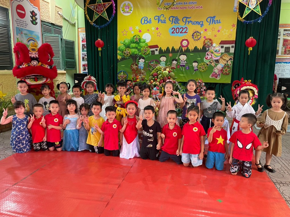 Tết trông trăng của bé của lớp MGLA3