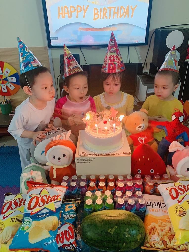 Cùng đón sinh nhật các thiên thần sinh tháng 3 của Lớp C3