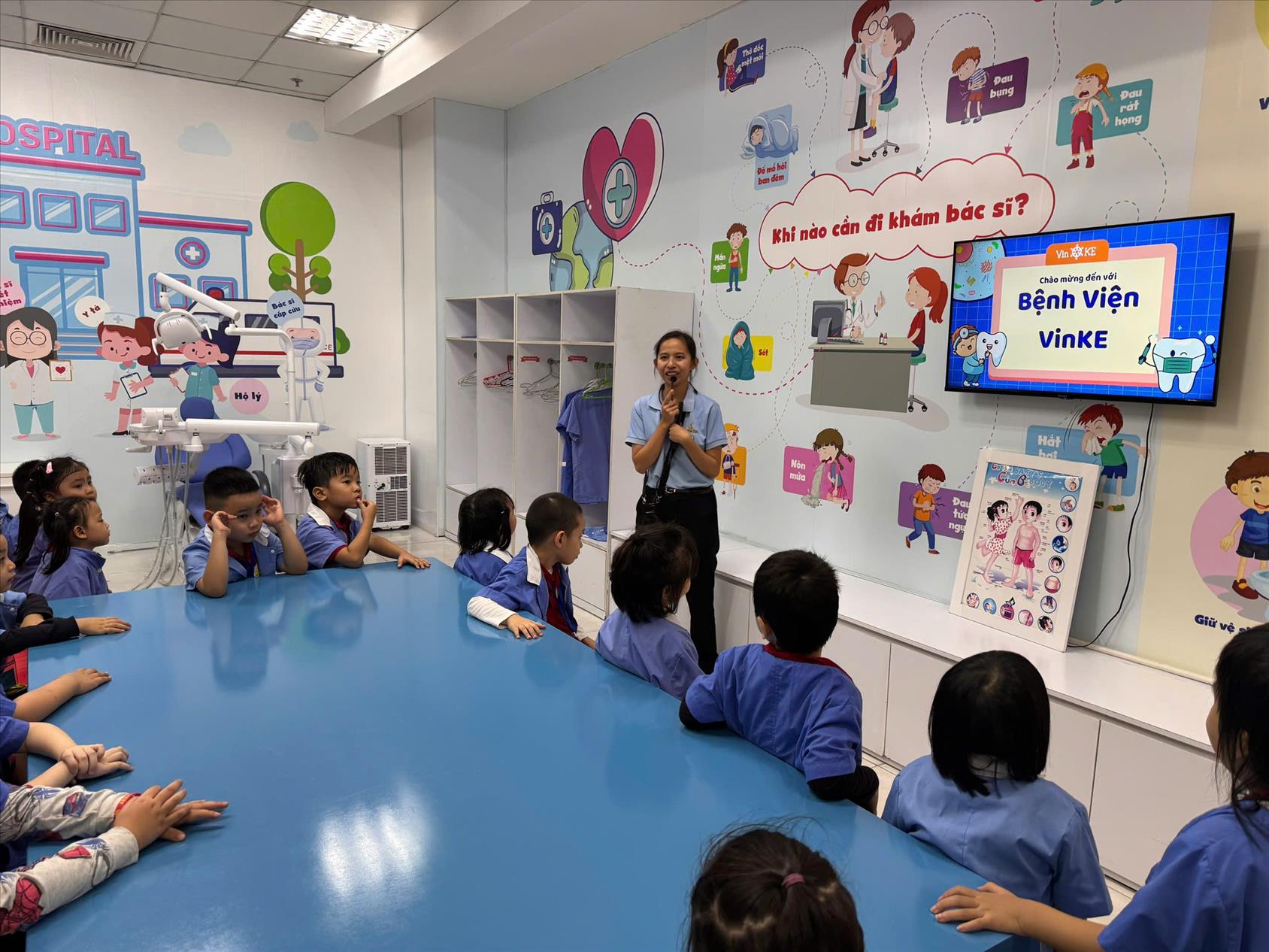 Buổi trải nghiệm đầy thú vị tại khu vui chơi Vinke của các bạn nhỏ lớp A3