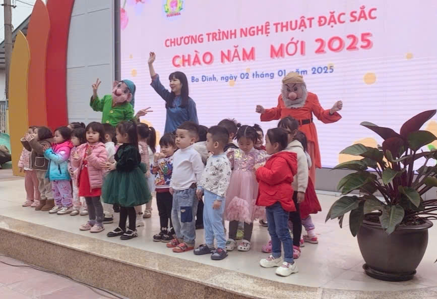 Cùng các bé Lớp MGB C2 hưởng ứng chương trình nghệ thuật đặc sắc chào đón năm mới 2025!!!