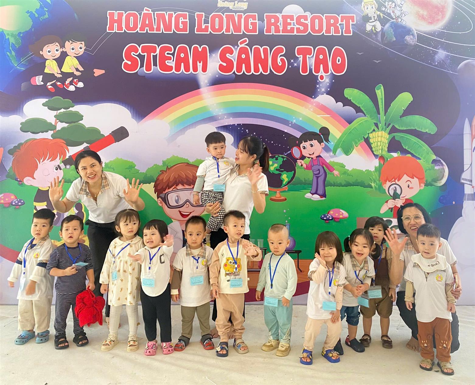 🌿 Resot Hoàng Long – Cùng bé lớp nhà trẻ D1 khám phá  🚸🌾