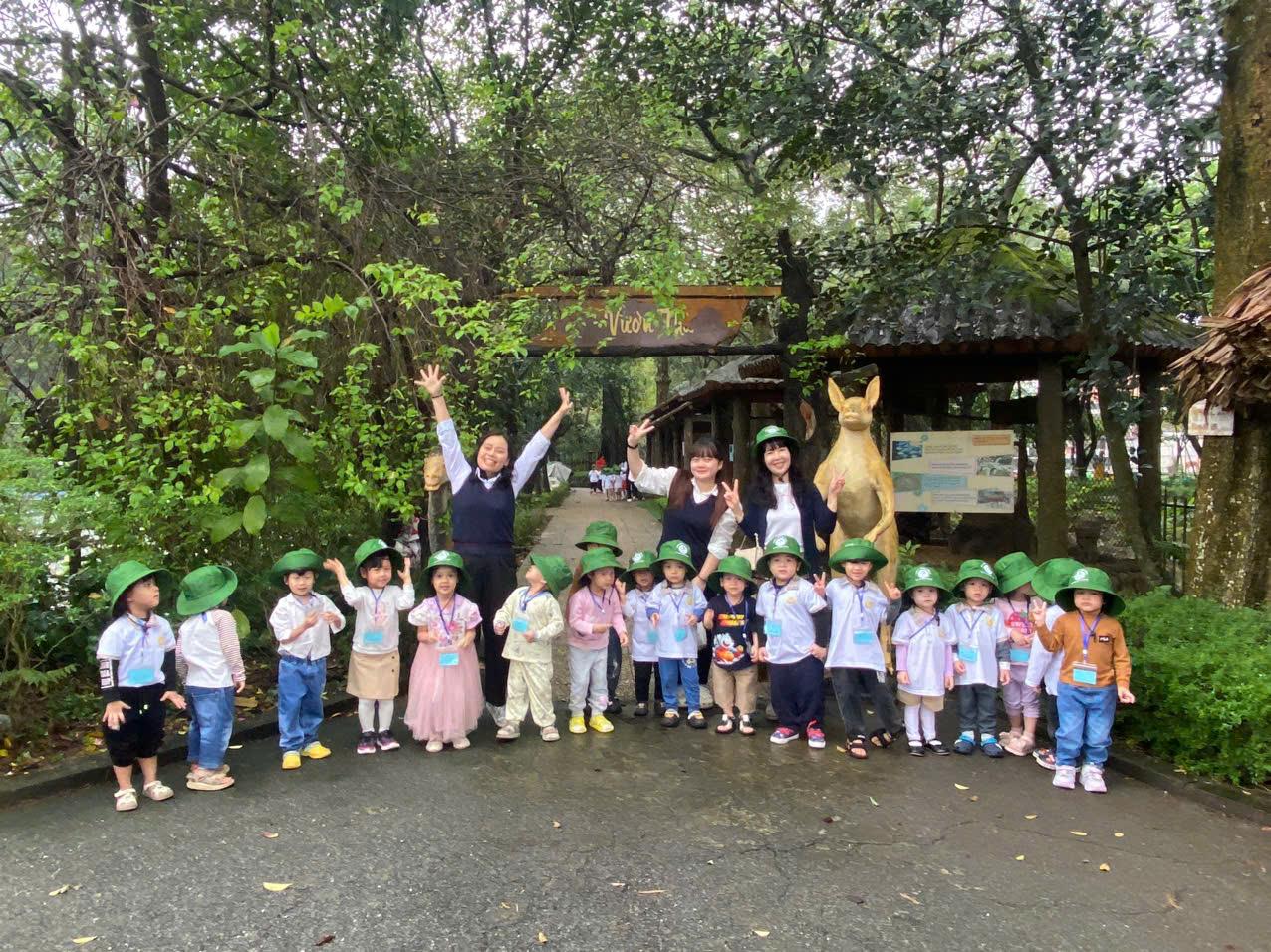Hành trình khám phá, tham quan, trải nghiệm tại Resort Hoàng Long của các bé Trường Mầm non Tuổi Hoa