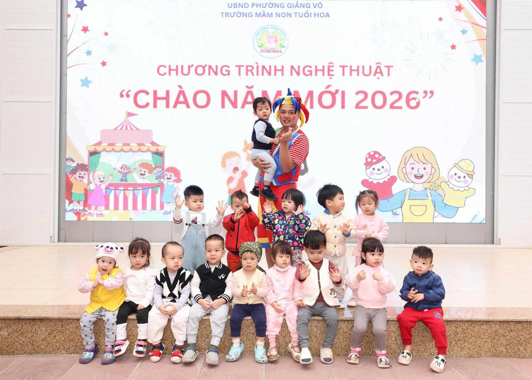 Cùng các bé yêu lớp D3 ''CHÀO NĂM MỚI 2026''