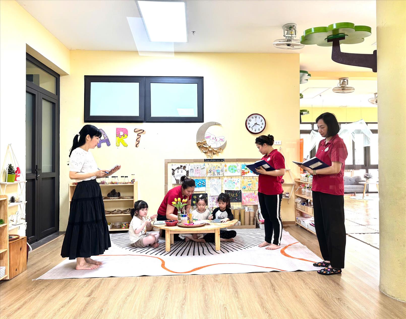 Lớp mẫu giáo lớn A3 tích cực tham gia hội thi "Xây dựng môi trường giáo dục, phát huy tính tích cực của trẻ"
