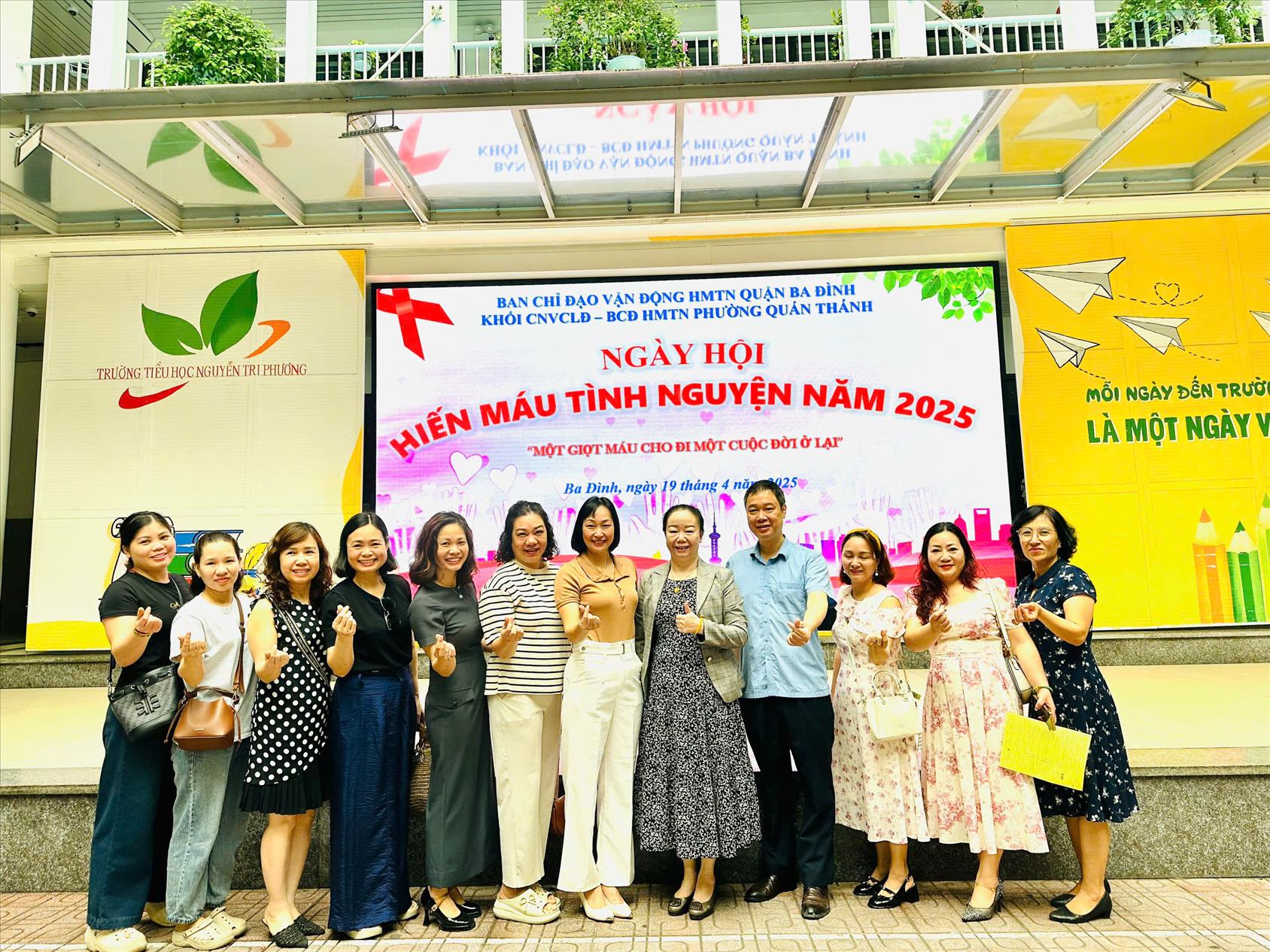 Trường mầm non Tuổi Hoa tích cực tham gia ngày hội “Hiến máu tình nguyện năm 2025”