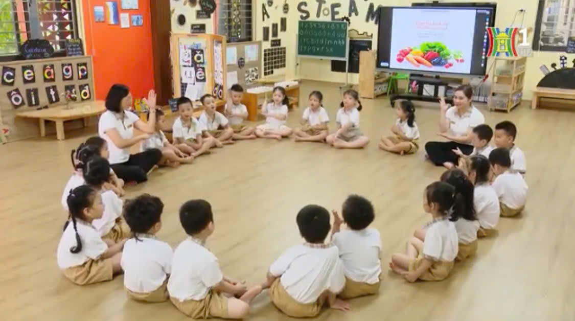 Trường Mầm Non Tuổi Hoa, phường Giảng Võ "Cùng trẻ lớn khôn và phát triển khỏe mạnh"
