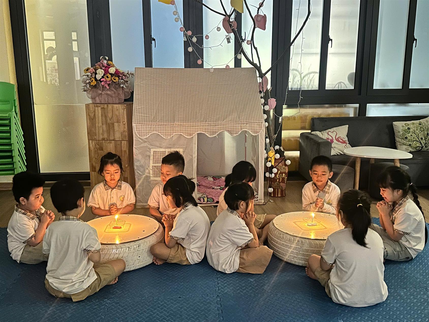 Hưởng ứng “Giờ trái đất” một ngày “Xanh” của các bé lớp  MGL A2 cùng Trái đất nghỉ ngơi 🌿