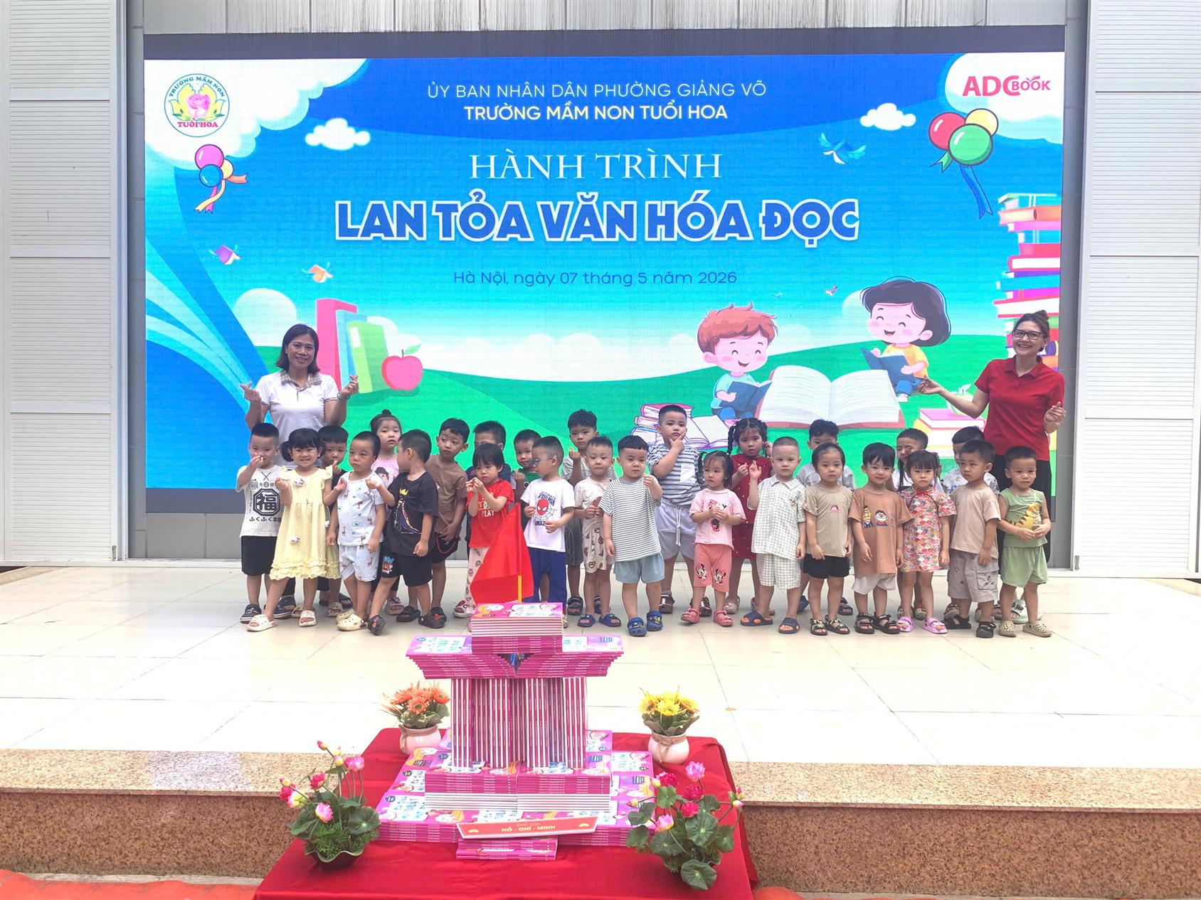 “Hành trình lan tỏa văn hóa đọc – Niềm vui của các bé lớp C3”