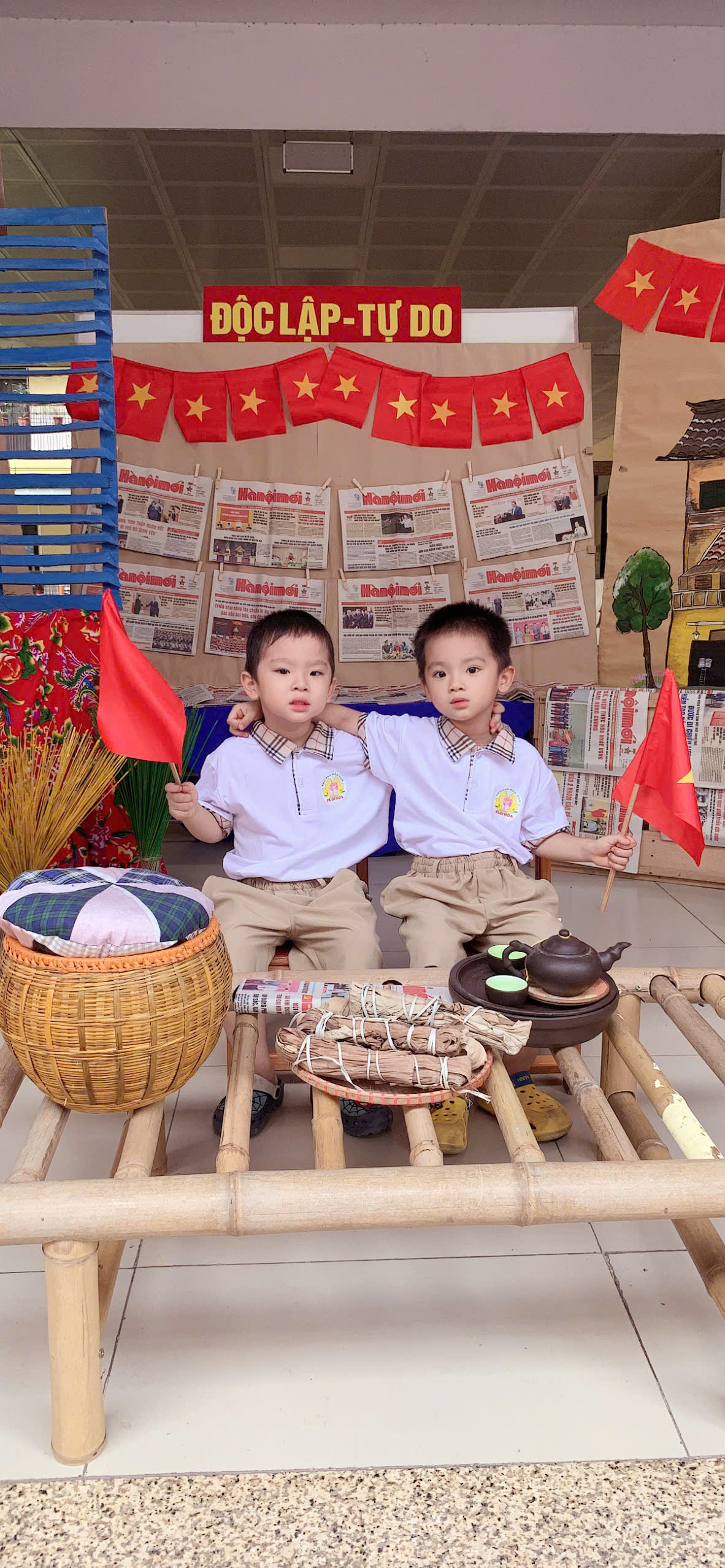 Nụ cười của em bé sống trong hòa bình...